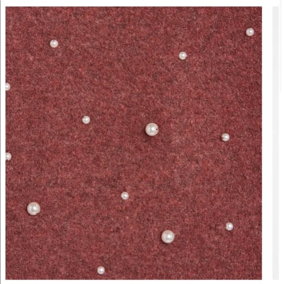 HP 💫Loft Pearlized beads Soft Knit Softy Fitted Sweater M - Picture 5 of 7